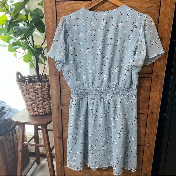 Abercrombie & Fitch Blue Petite Fleur Dress - Picture 3 of 6